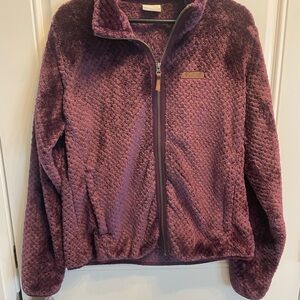 Columbia Women's Plush Purple Teddy Jacket